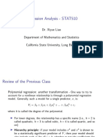 Regression Analysis - STAT510