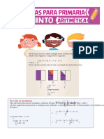 Multiplicación de Números Fraccionarios para Quinto de Primaria