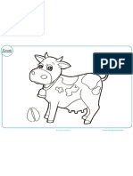 Dibujos Vacas para Colorear