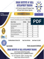 Sample: Indian Institute of Skill Development Training