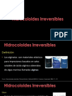 Hidrocoloides Irreversibles