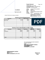 Royalty Statement: Andre Aulsandro Johnson 3655 40TH ST S