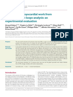 Estimación Del Trabajo Miocárdico A Partir Del Análisis de Bucles de Presión-Deformación, Una Evaluación Experimental