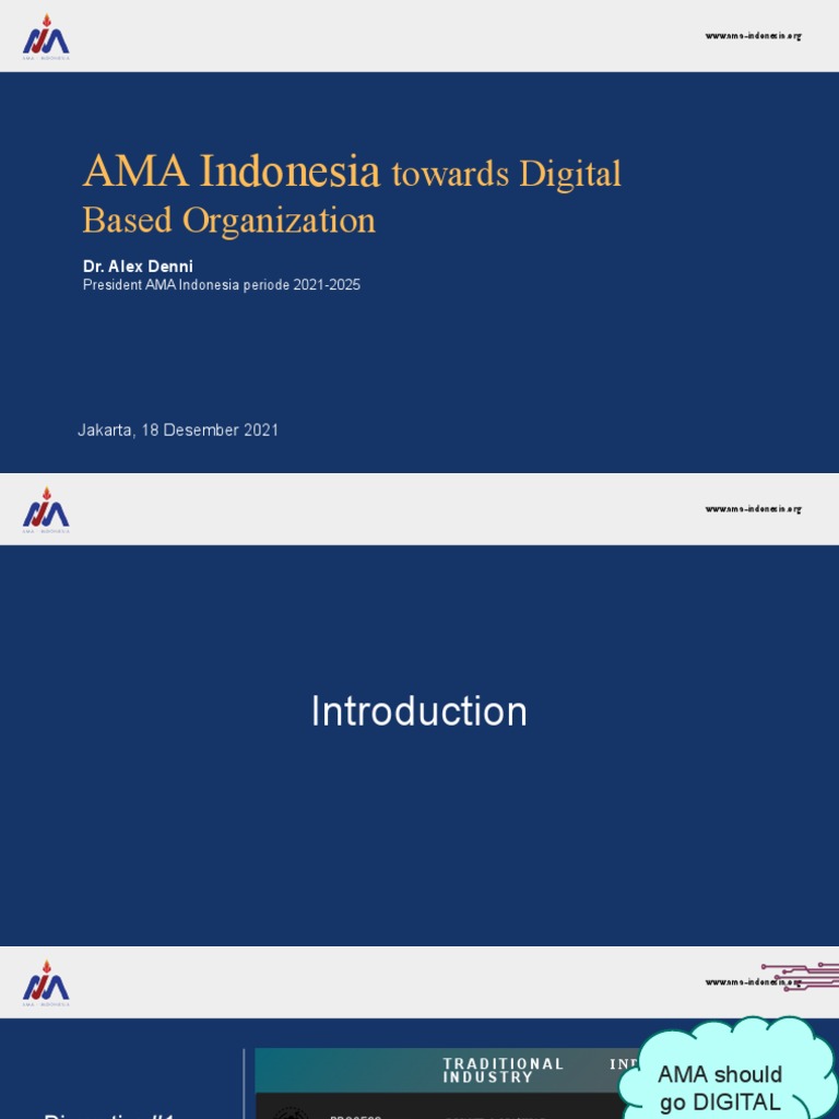 AMA Indonesia's Digital Transformation Strategy | PDF | Business ...