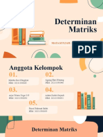 Tugas PPT Kel 1 Determinan Matriks