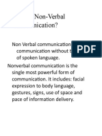 NON-Verbal Communication