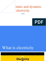 Atoms, Static and Dynamic Electricity