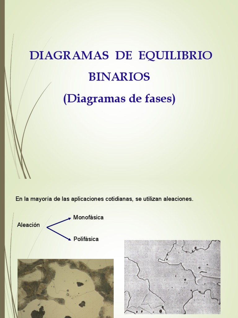 Diagramas de Fases en Aleaciones Binarias | PDF | Fase (materia ...