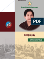 Tamil Nadu Board Class 12 Geography Study Material Guide in English