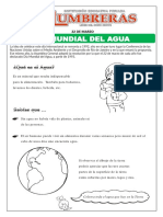 Día Mundial Del Agua