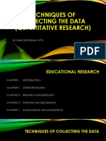 Techniques of Collecting The Data (Quantitative Research) : by Furqon Edi Wibowo, M.PD