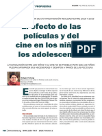 El Efecto de Las Peliculas y Del Cine en Los Niños y Adolescentes