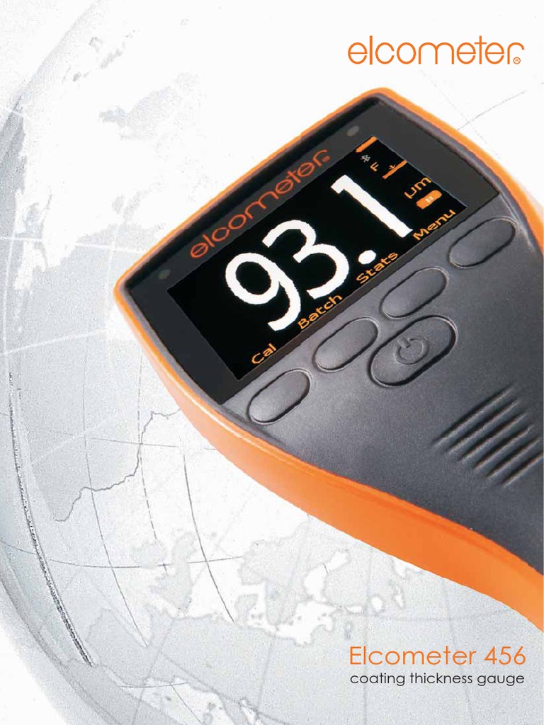Elcometer 456: Coating Thickness Gauge | PDF | Calibration | Science