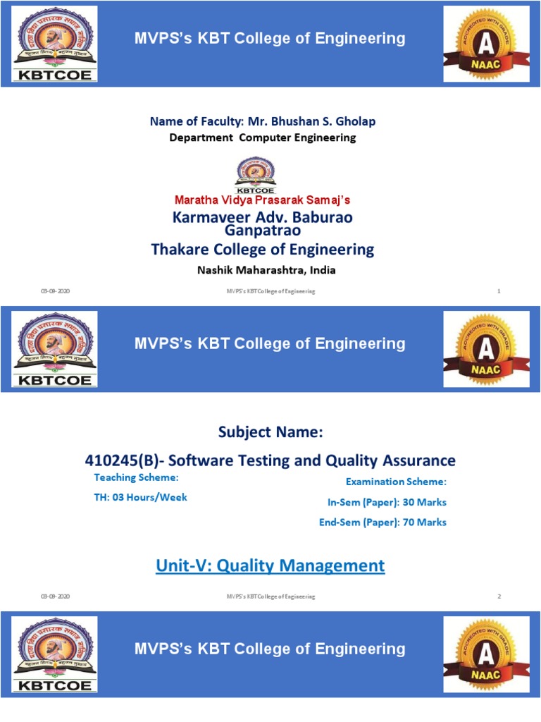 Software Quality Assurance Overview | PDF | Six Sigma | Quality Management