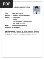 Curriculum Vitae: Name: Subhabrata Patra