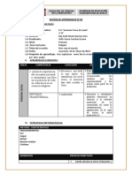 Sesión de Aprendizaje N La Creacion de Dios