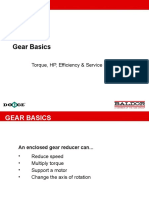 Gear Basics: Torque, HP, Efficiency & Service Factor