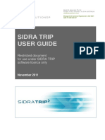 Sidra Trip User Guide: Restricted Document For Use Under SIDRA TRIP Software Licence Only