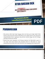 Pertemuan 13 - Knowledge of IMO Recommendations Concerning Ship Stability