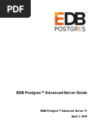 EDB Postgres Advanced Server Guide v11