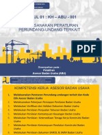 Modul 1A - Melaksanakan Peraturan Perundangan Terkait - 280421