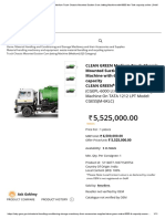 Buy CLEAN GREEN Medium Truck Chassis Mounted Suction Cum Jetting Machine With 6000 Liter Tank Capacity Online - GeM