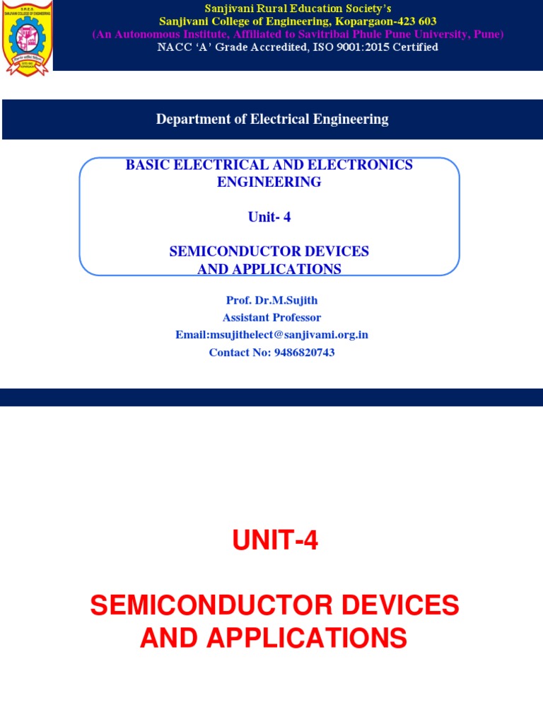 Semiconductor Devices Overview | PDF | Bipolar Junction Transistor | P ...