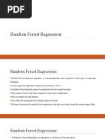 Random Forest Regression