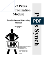 805-7 Press Synchronization: Installation and Operating Manual