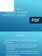 LECTURE 7 Objects-Actions Interface Model