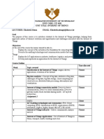 CIT 4101 Internet of Things Course Outline