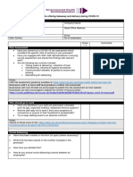 COVID 19 Risk Assessment Form Restaurants Offering Takeaway or Delivery June 2020