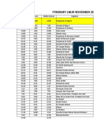 ITINERARY LIBUR MALANG