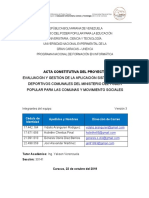 Acta Constitutiva - Juegos Comunales - Equipo 2 - Final