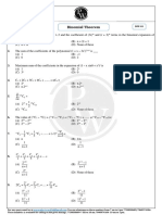 Binomial Theorem - DPP-03 - DPP 03