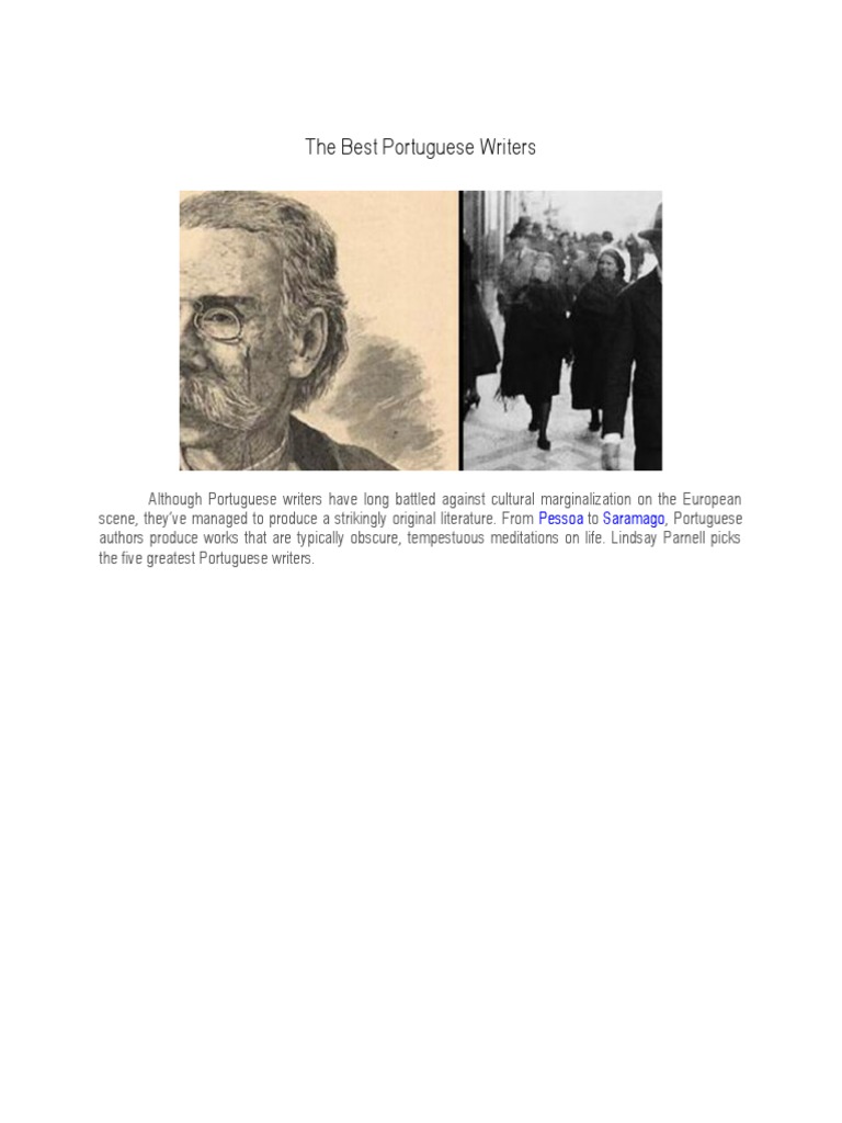 The Best Portuguese Writers PDF