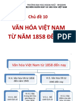 CHỦ ĐỀ 10 - VĂN HÓA VIỆT NAM TỪ 1858 ĐẾN NAY