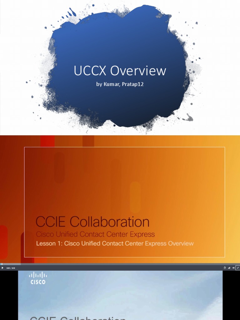 UCCX Overview Part 1 PDF