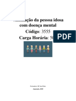 Animação idosos doença mental