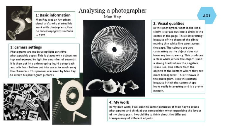 Analysing A Photographer - Man Ray | PDF | Electromagnetic Radiation ...