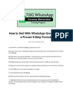 How To Sell With WhatsApp Groups