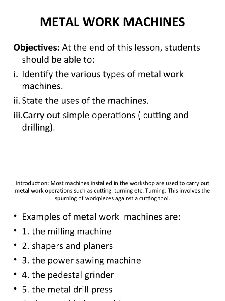 Metal Work Machines PDF Drill Grinding (Abrasive Cutting)