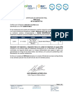 Iberchem Colombia S.A.S: Manifiesto Fecha Origen Residuo Cant UND