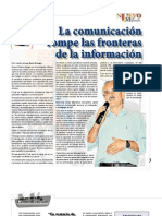 La comunicación rompe las fronteras de la información - Entrevista con Alfonso Gumucio