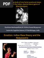 An Eye-Tracking Study of Nine Facial Emotional States (Nava Rasa) in The Indian Classical Dance Genre of Bharatanatyam