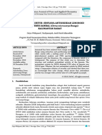 Penentuan Struktur Senyawa Antioksidan Limonoid DARI BIJI JERUK SAMBAL (Citrus Microcarpa Bunge) Kalimantan Barat