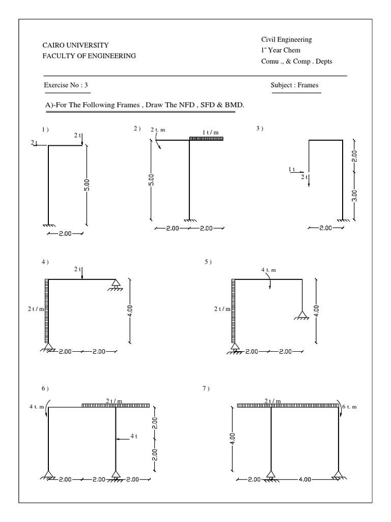 Civil Sheet 03 Frames PDF