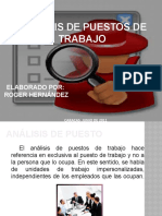 Analisis de Puesto de Trabajo