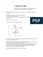 Estructura Repetitiva While