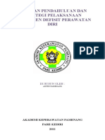 Laporan Pendahuluan Dan Strategi Pelaksanaan Pada Klien Defisit Perawatan Diri